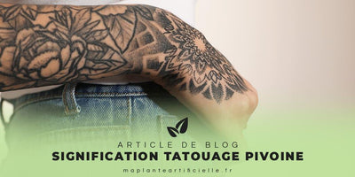 Tout savoir sur le tatouage de pivoine : significations et exemples