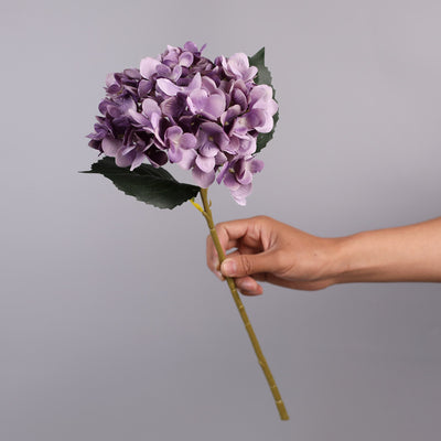 hortensia artificielle violet