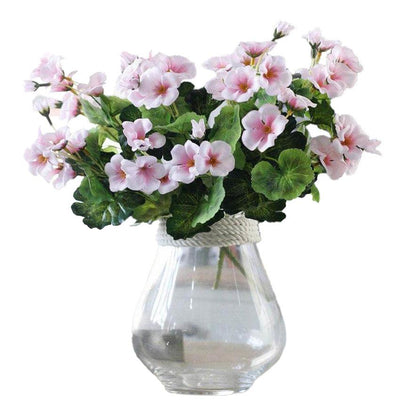 Cette image montre un bouquet de bégonia artificiel de couleur rose