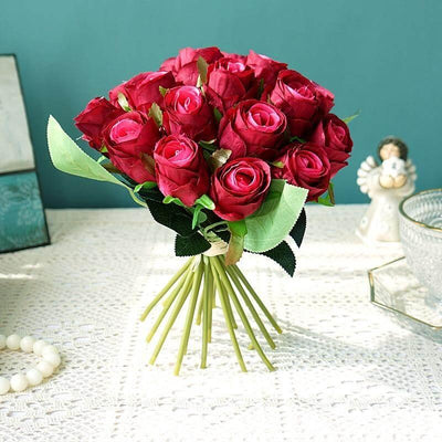 Bouquet de rose artificielle
