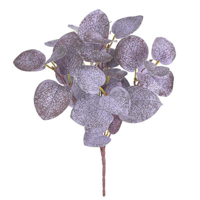Cette image montre de l'eucalyptus artificiel de couleur violet