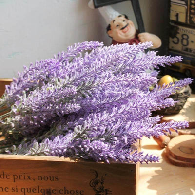 Fleur artificielle de lavande violette