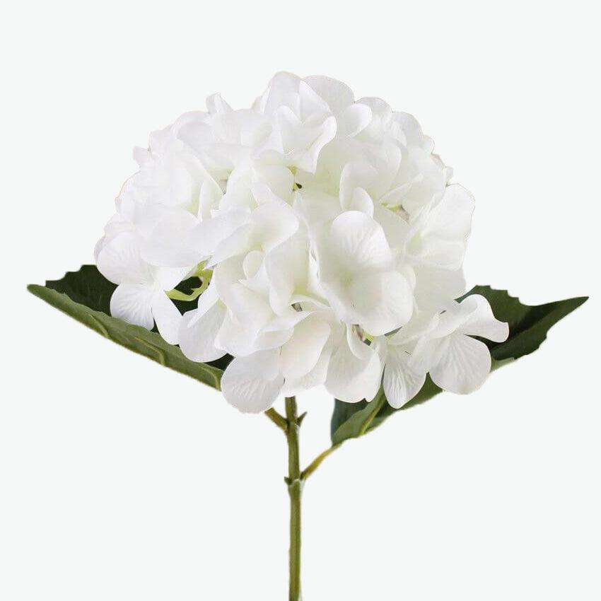 hortensia artificielle blanche