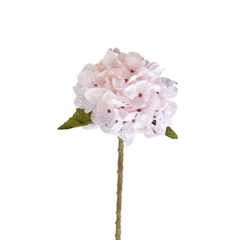 hortensia artificiel rose clair pour cimetière