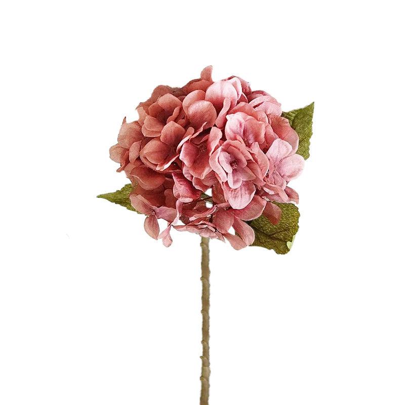 hortensia artificiel rose pale pour cimetière