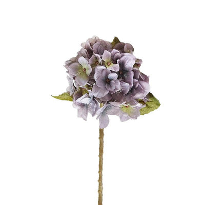 hortensia artificiel violet pale pour cimetière