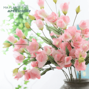 Lisianthus 4 couleurs en soie