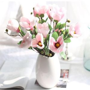Fleur artificielle cimetière - Magnolia