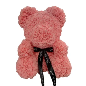 Ours en rose pêche