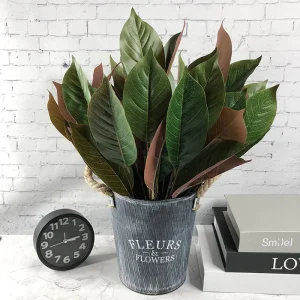 Plante verte artificielle - Ambiance d'automne vert foncé 50cm