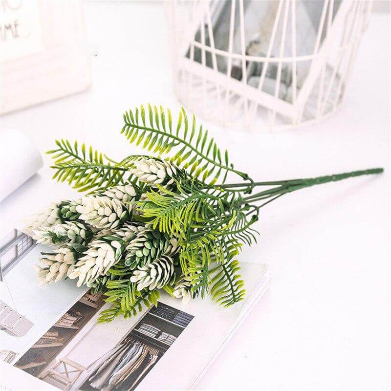 Plante verte artificielle - Petit bouquet décoratif 32cm