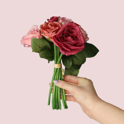 Bouquet de rose pâle