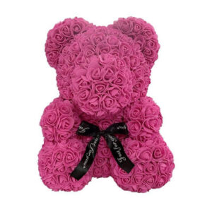 Ours en rose rose framboise