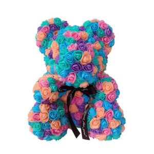 Ours en rose multicolore