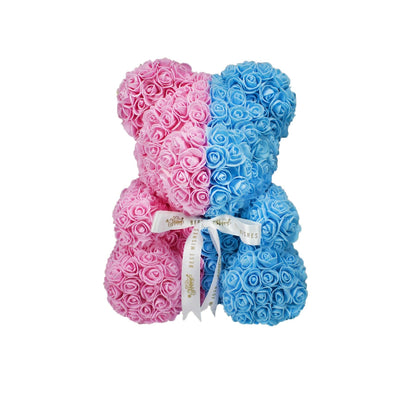 Ours en rose bicolore