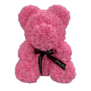 Ours en rose rose bonbon