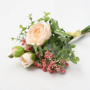 Rose artificielle - Petit bouquet de roses artificielles