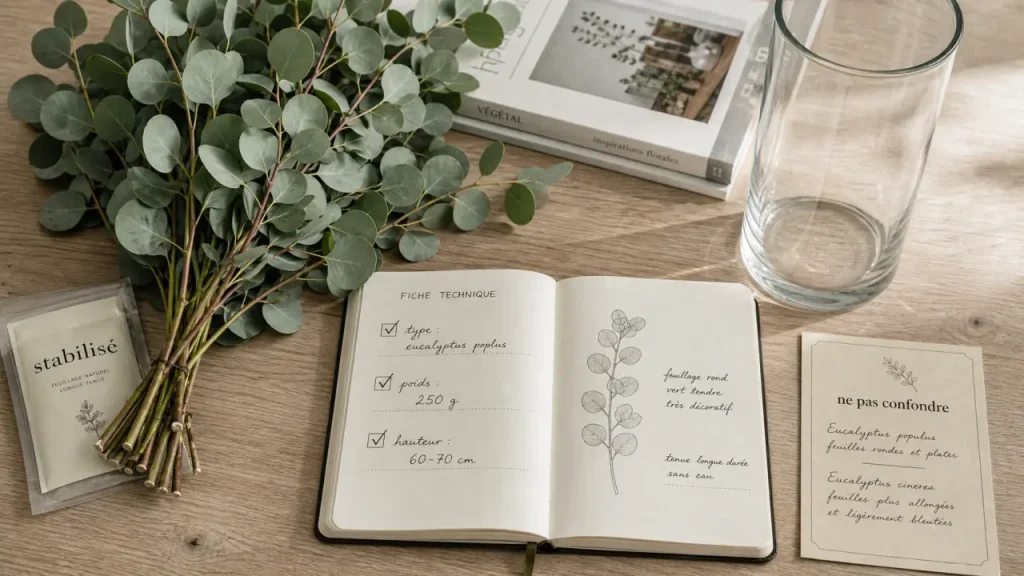 Populus eucalyptus frais ou stabilisé, ne pas confondre