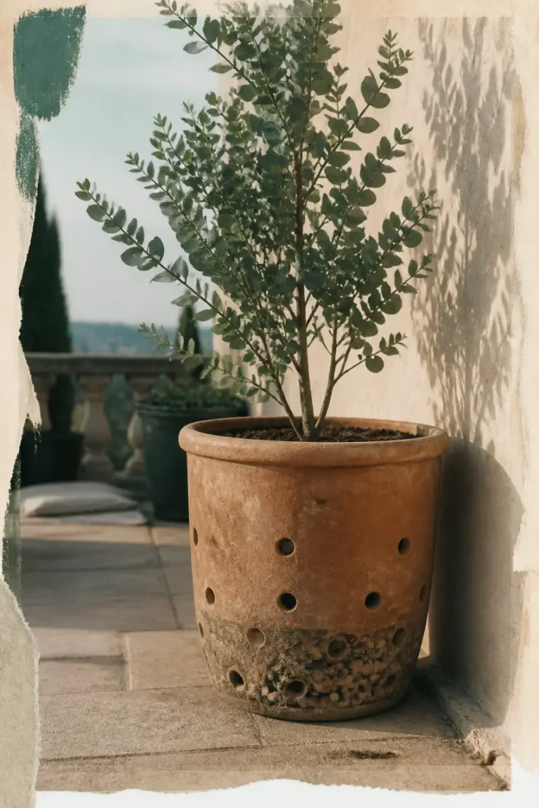 Eucalyptus en pot, soleil et drainage, hiver 5 à 15 °C